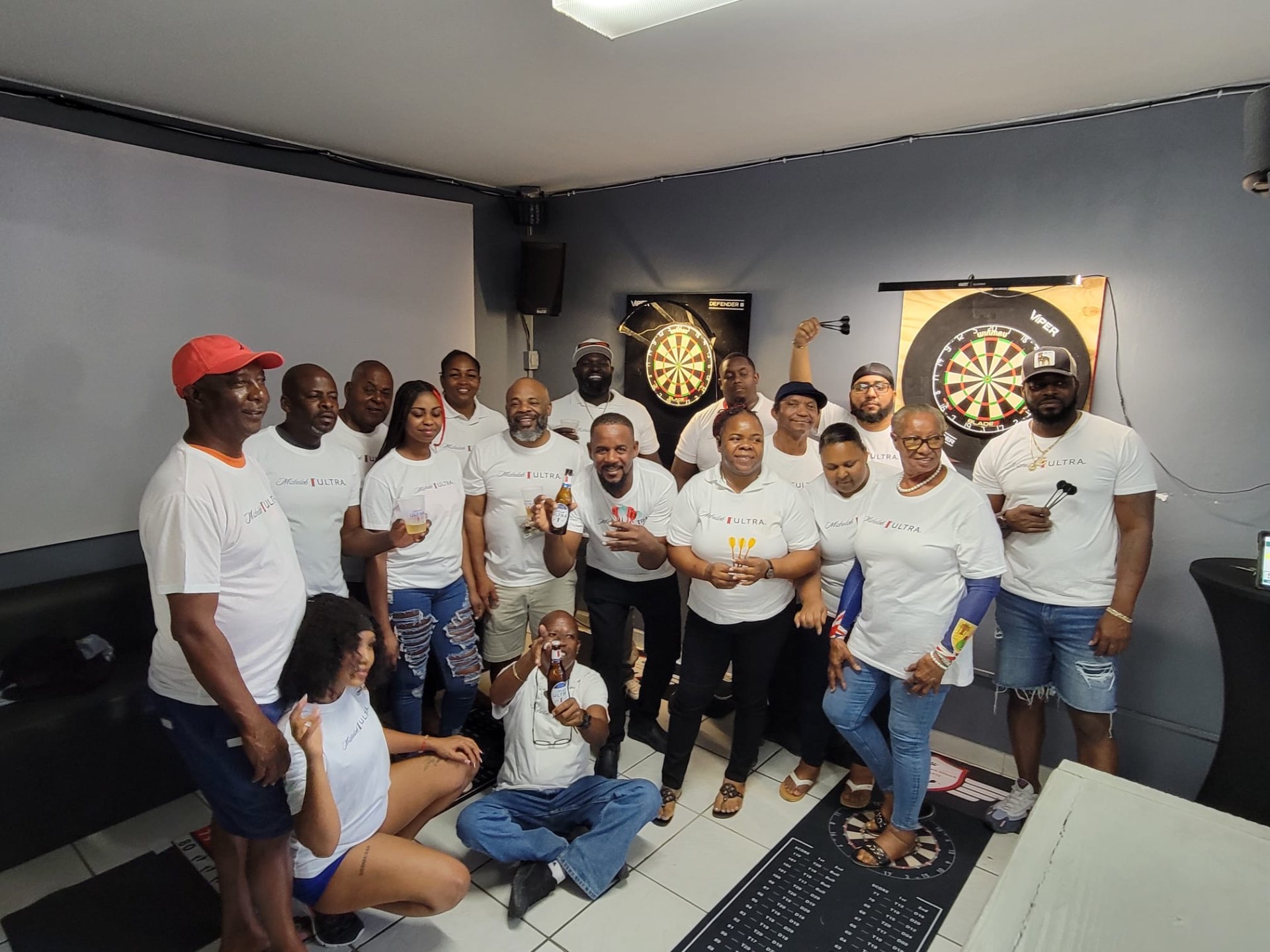 Chill Spot darts team group photo